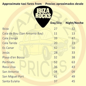 ibiza rocks taxi rank