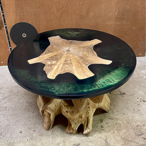 1.3 MLN - WOODEN ROOT EPOXY SIDE TABLE