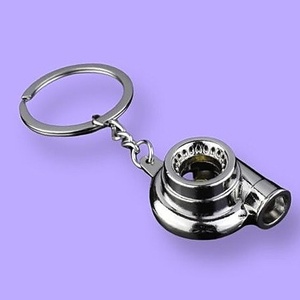 Turbo engine keychain